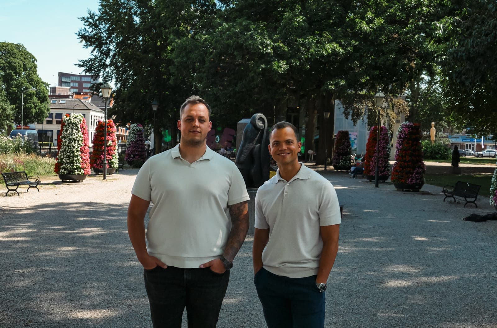 Mitchel en Jari, mede-oprichters van Elusive Innovations